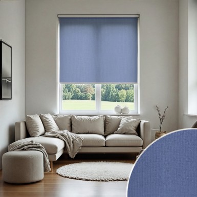 Lacivert İthal Mat Stor Perde