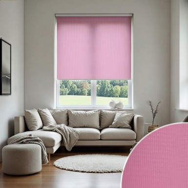 Pembe İthal Mat Stor Perde