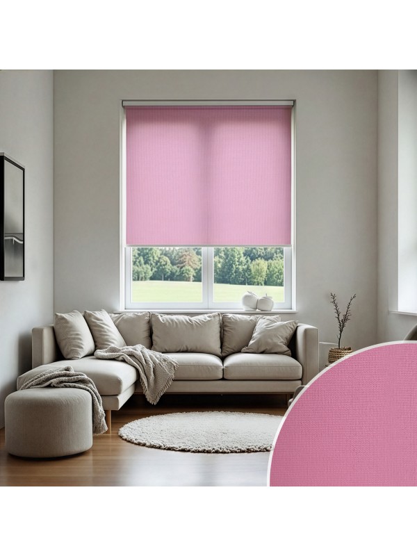 Pembe İthal Mat Stor Perde