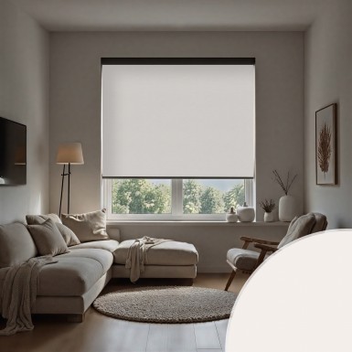 Beyaz Işık Geçirmez Stor Perde