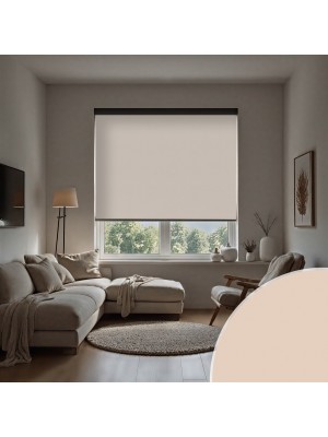 Krem Işık Geçirmez Stor Perde