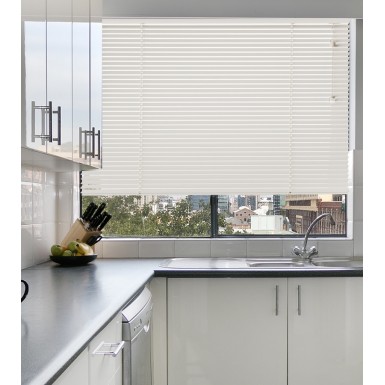 25 mm Beyaz Alüminyum Jaluzi