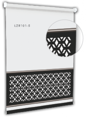 Lazer Kesimli Mat Stor Perde 101-5