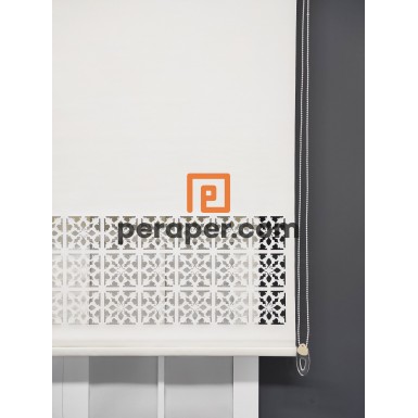 Lazer Kesimli Mat Stor Perde No:1