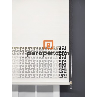 Lazer Kesimli Mat Stor Perde No:2