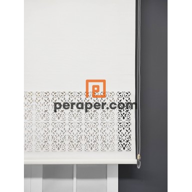 Lazer Kesimli Mat Stor Perde No:4