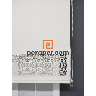 Lazer Kesimli Mat Stor Perde No:5