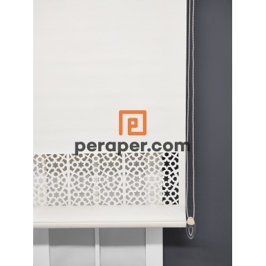 Lazer Kesimli Mat Stor Perde No:7