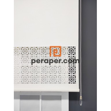 Lazer Kesimli Mat Stor Perde No:8