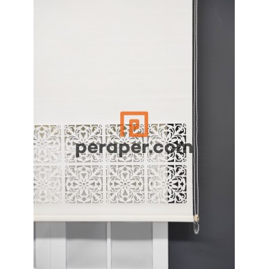 Lazer Kesimli Mat Stor Perde No:9