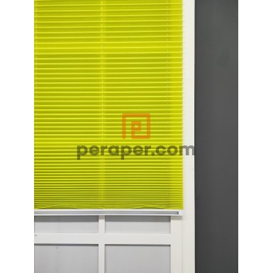Yeşil Plise Perde 15mm 