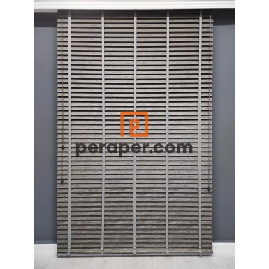 Taş Desen Perawood Ahşap Jaluzi 50mm