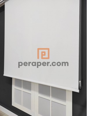 Beyaz İthal Mat Stor Perde Beyaz İthal Mat Stor Perde