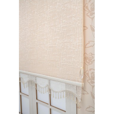 Çizgili Çiftli Tül Stor Perde